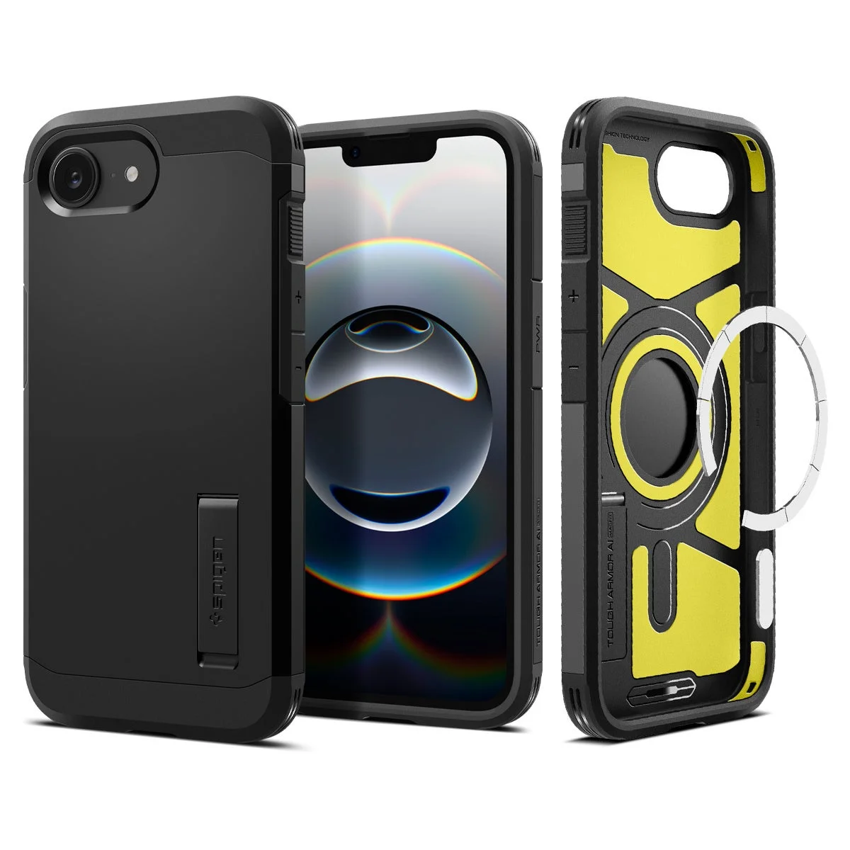 Spigen Tough Armor (AI) MagFitのブラックケース