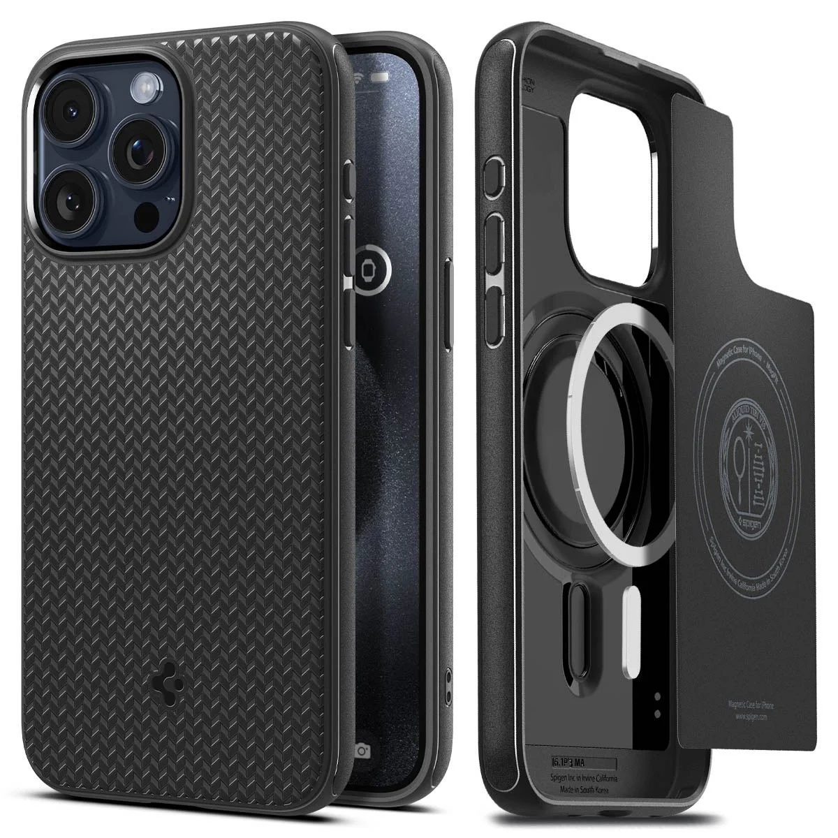 Spigen Mag Armor MagFit Matte Blackのケース