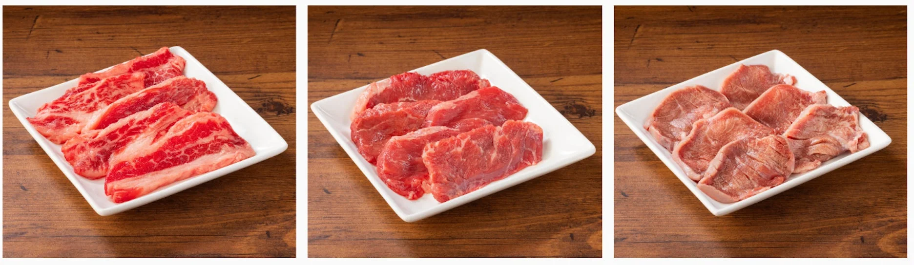 追加キャンペーン対象の但馬鶏もも、牛ホルモン、豚カルビの肉