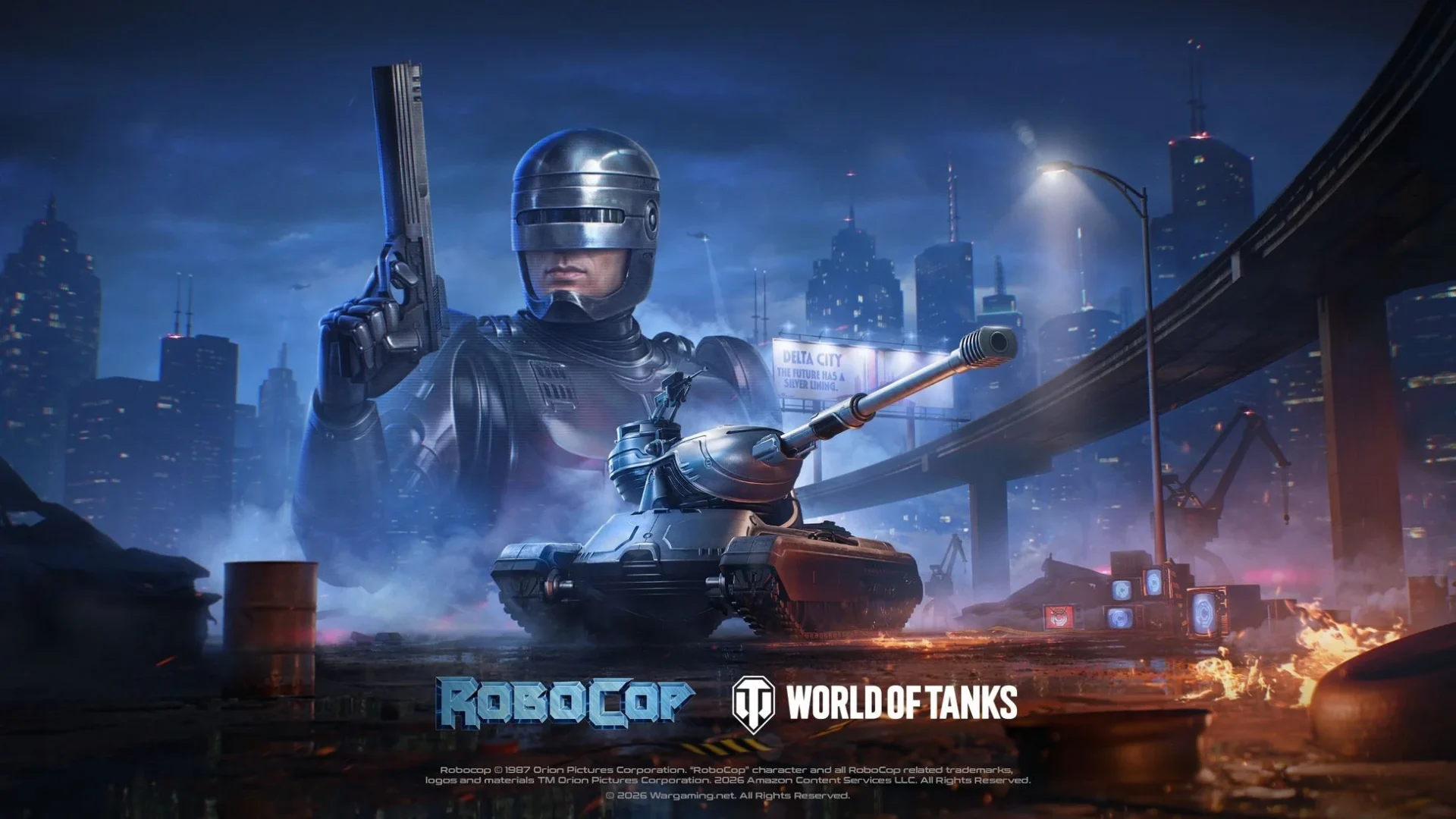 『World of Tanks』が映画『RoboCop』とコラボ！　限定イベント「バトルパス・スペシャル〈RoboCop〉」1月15日開始