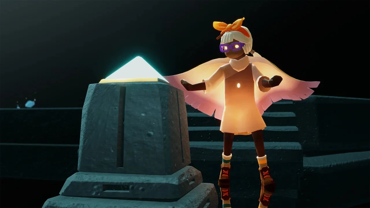 パーソナリティチェックの質問に回答するキャラクター