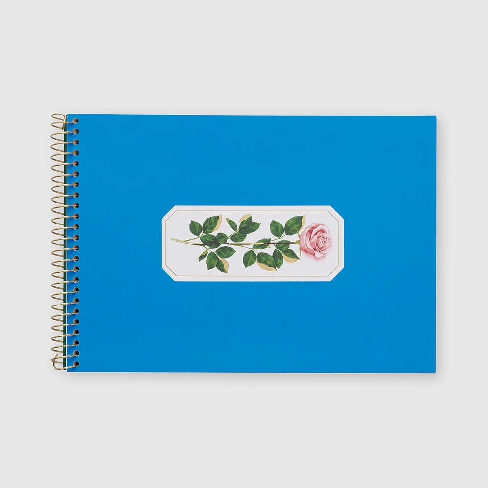 「RURU MARY’S」蔦屋書店限定ノート（青、バラの絵柄）