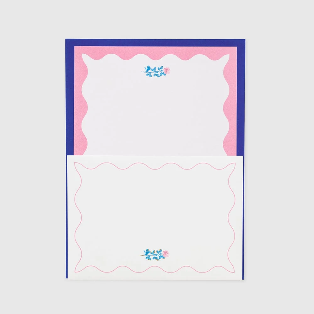 「RURU MARY’S」蔦屋書店限定レターセット（ピンクと青）