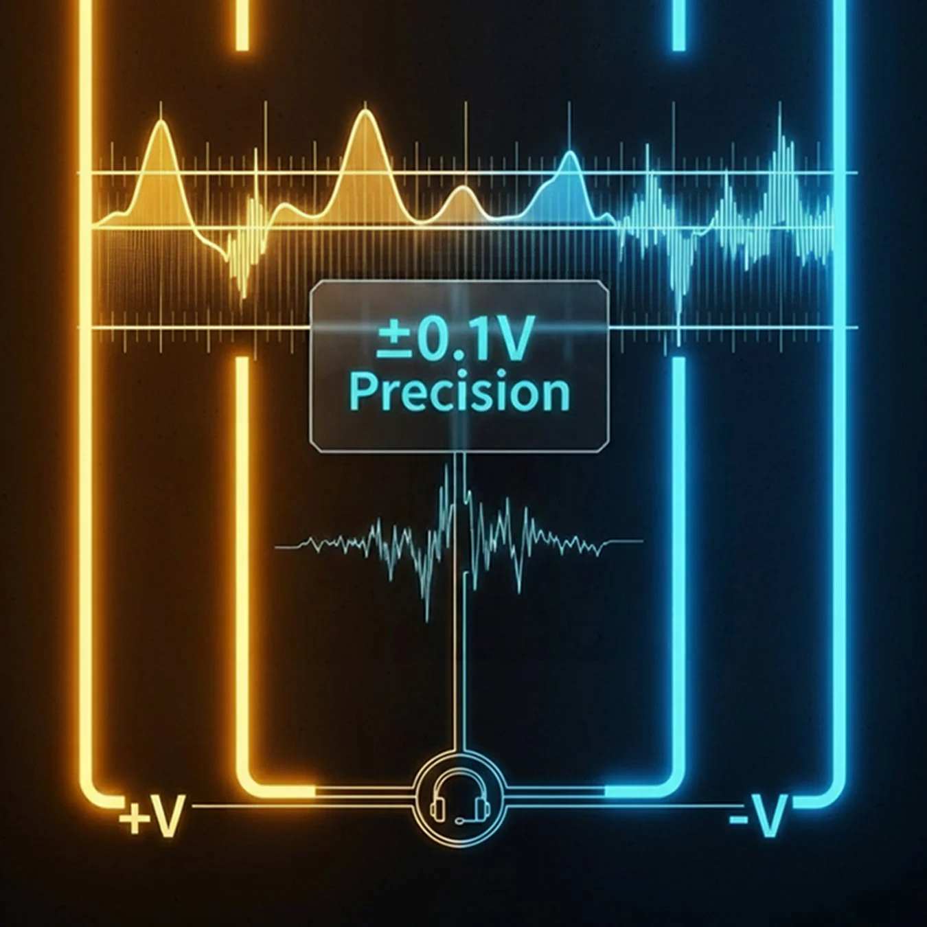 独立4chフルバランスアンプ回路の概念図
