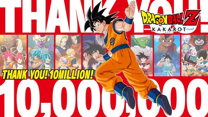 『ドラゴンボールZ KAKAROT』1,000万本突破記念イラスト