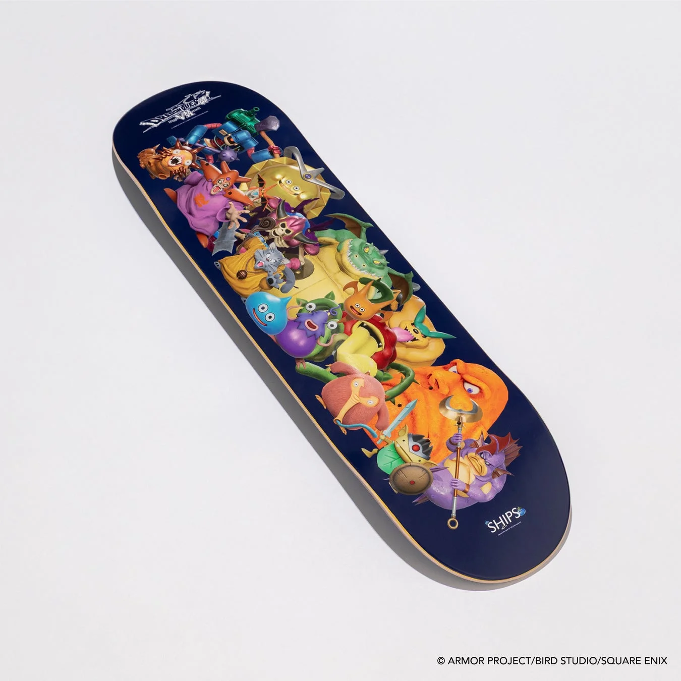 ドラゴンクエストⅦ Reimaginedのモンスターが描かれたスケートデッキ
