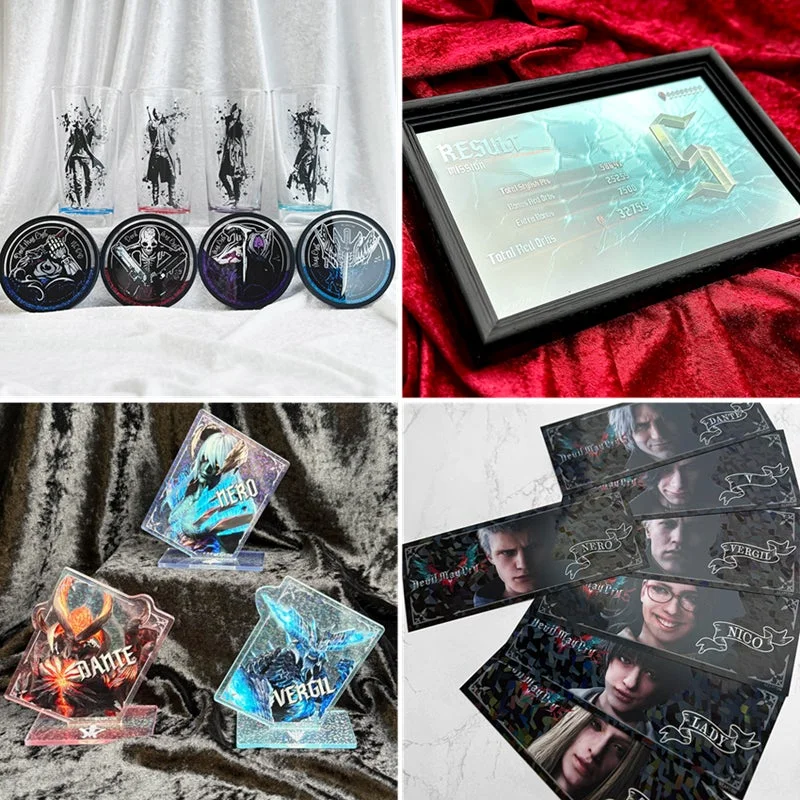 Devil May Cry 5 Metallic Collectionのグッズ実物写真