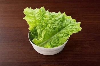 新鮮なサンチュ5枚、焼肉を巻いて楽しむ