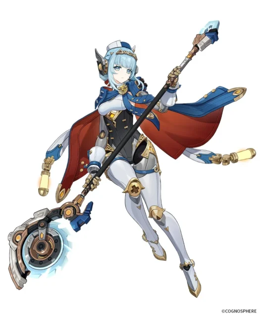 新★5キャラクター「ブンブンサンダーウェーブ・イネファ」のイラスト