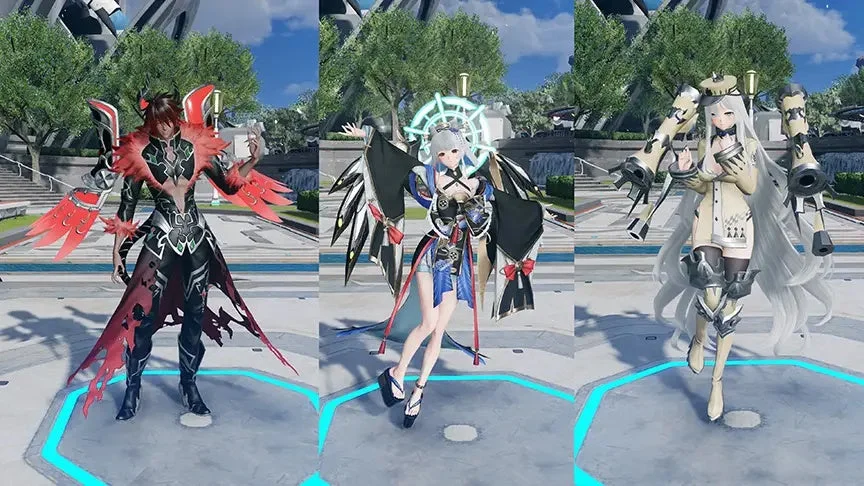 新ACスクラッチ「PSO2es ウェポノイドスタイル」のデモニアセイバー、サイキホウヨク、ストラジオキャスルク
