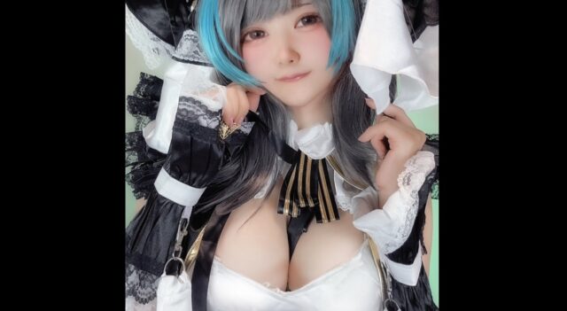 旦那さまを虜にする！　まおうてゃん、『碧蓝航线』チェシャーのセクシーコスプレを披露