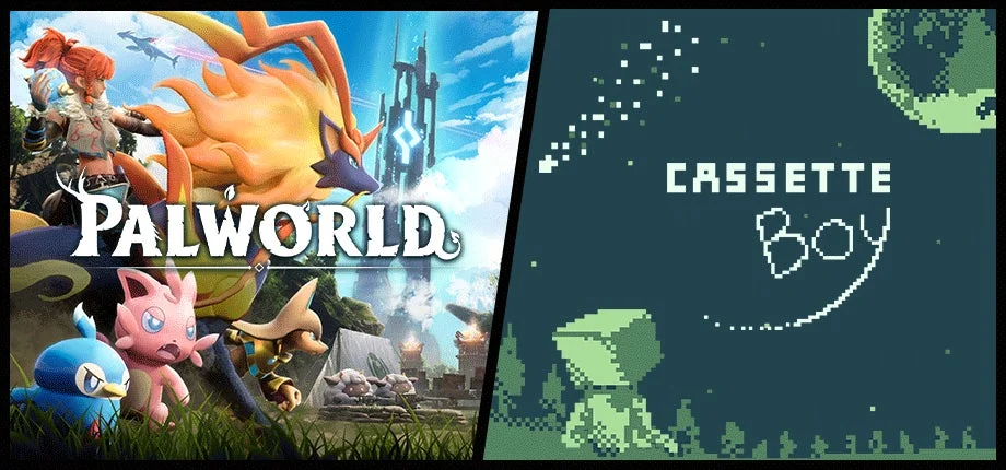 『Palworld / パルワールド』と『CASSETTE BOY』のロゴが並んだバンドル紹介画像