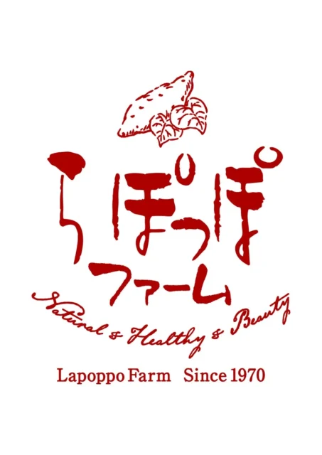 さつまいもスイーツ専門店らぽっぽファームのロゴ