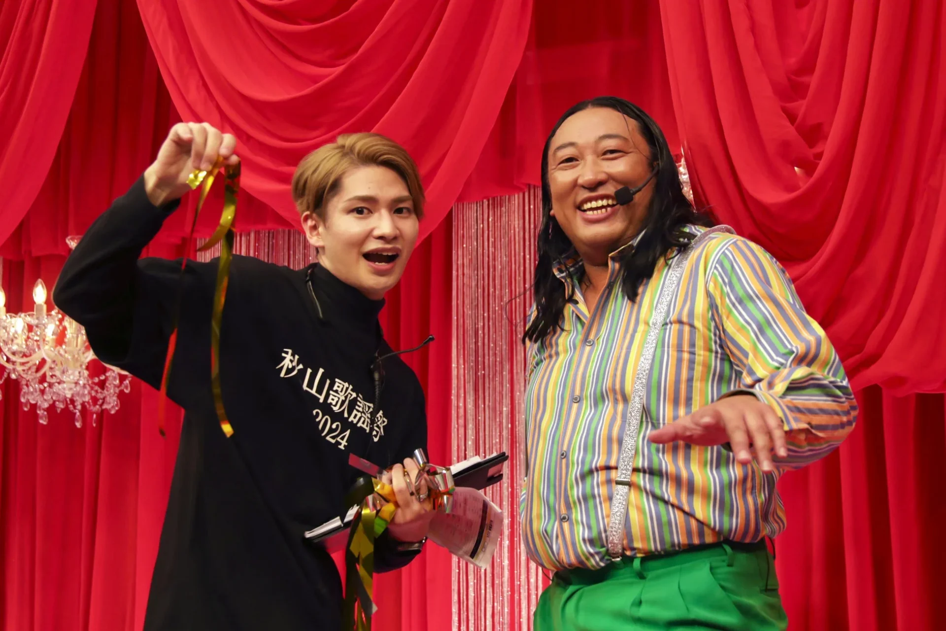 篠田直哉プロデューサーとロバート秋山さん