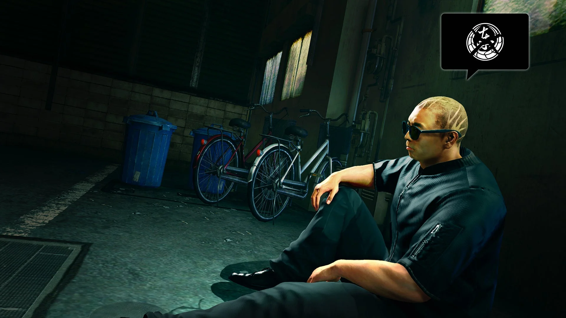 路地裏に座り込む復讐者の姿