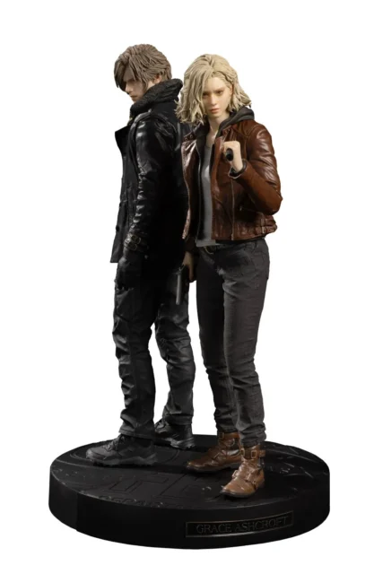 グレース・アッシュクロフトとレオン・S・ケネディの1/6スケールフィギュア。