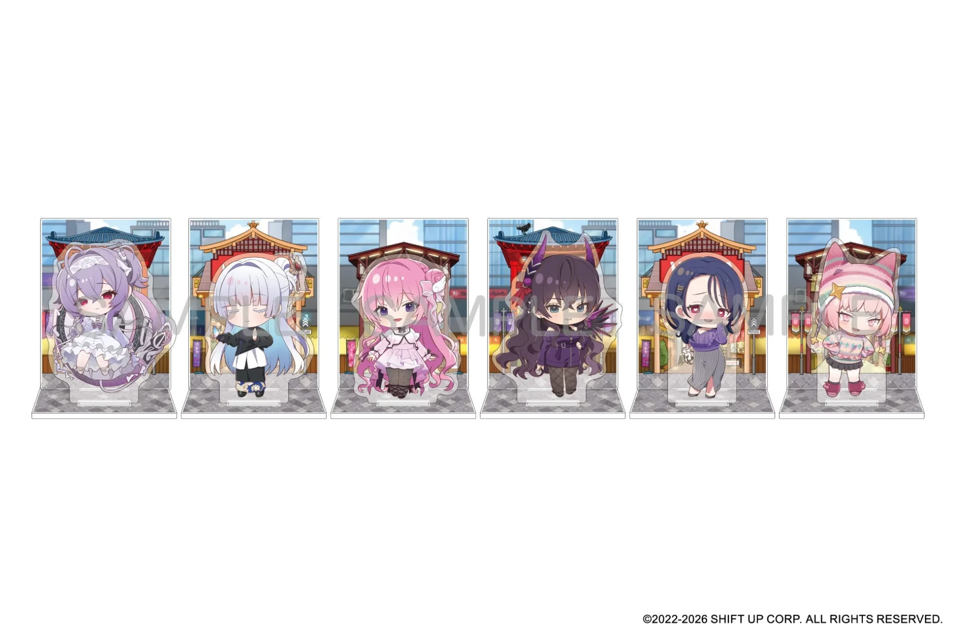 名古屋限定トレーディングミニジオラマアクリル（全6種）