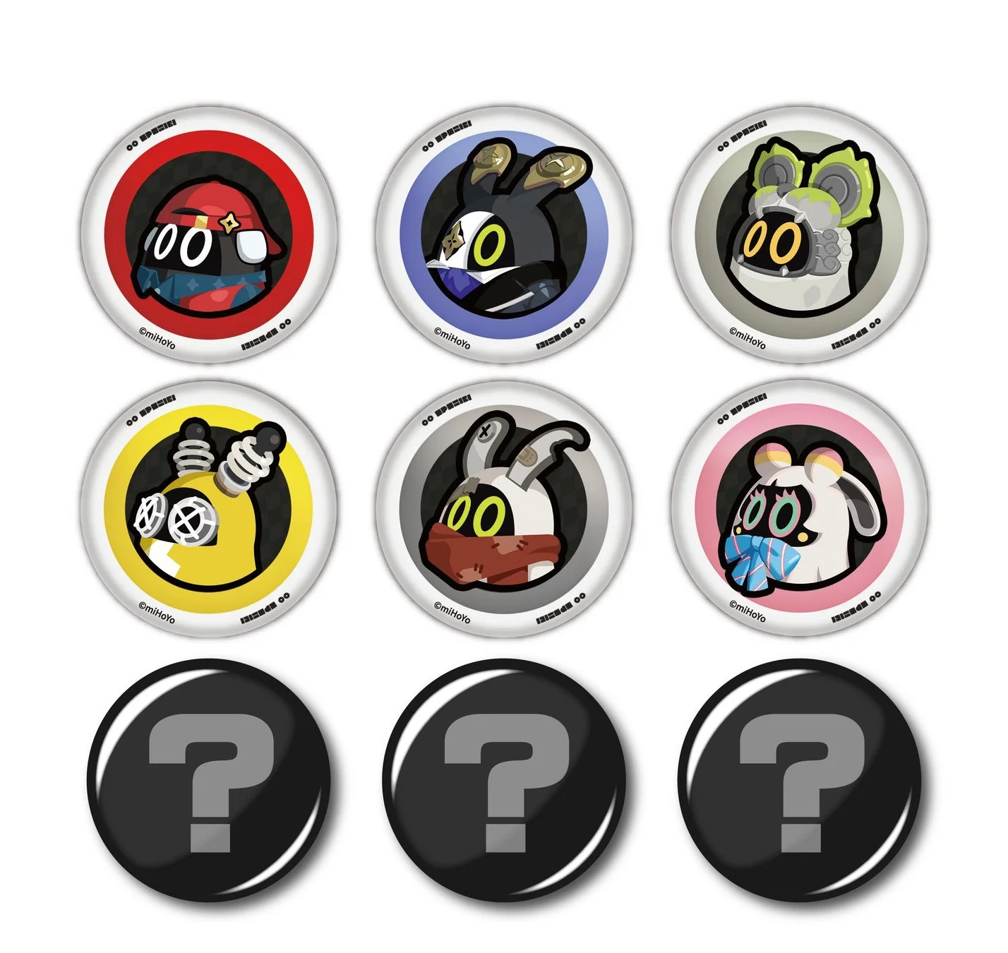 ゼンレスゾーンゼロのトレーディング缶バッジ全9種