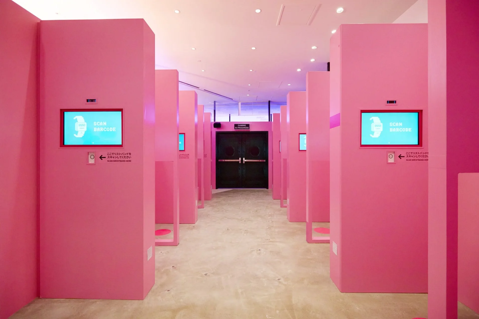 プレイヤーの顔をスキャンしてIDを割り当てる「FACE SCAN」ゾーン