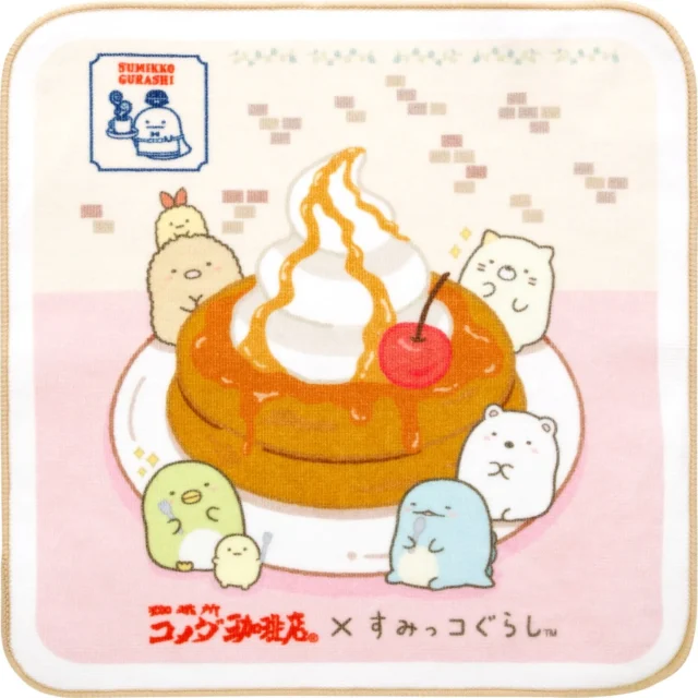 コメダ珈琲店コラボデザインのミニタオル