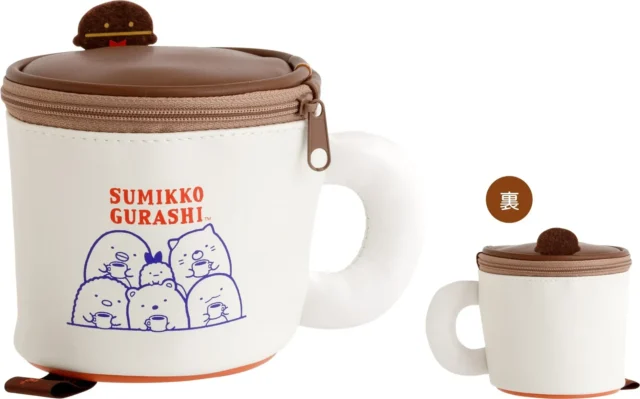 コメダ珈琲店カップ型ポーチのデザイン