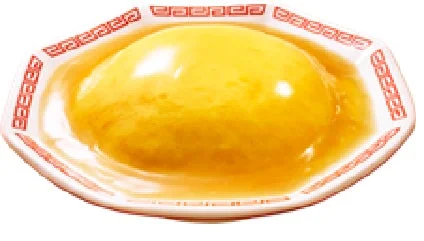 大阪王将監修 ふわっとたまごの天津炒飯のクローズアップ写真