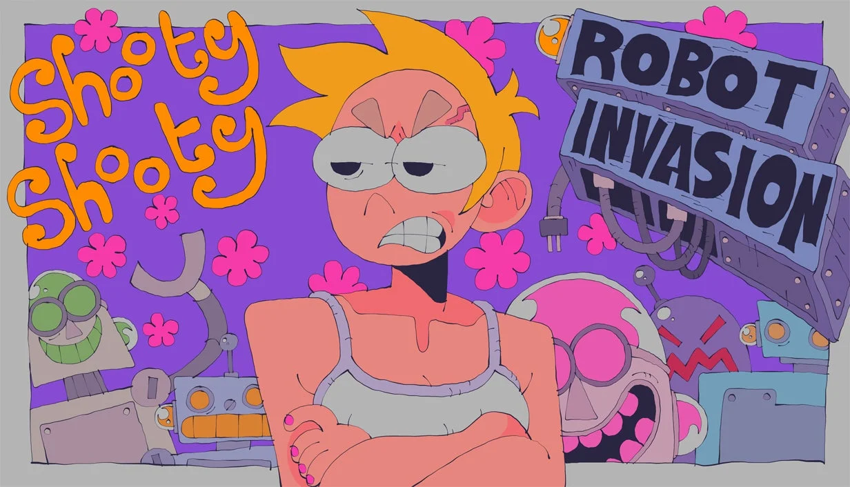 Shooty Shooty Robot Invasionのキービジュアル