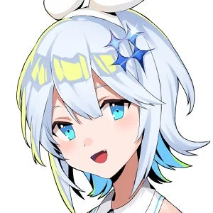 新人Nextuber「シル」の顔アップイラスト