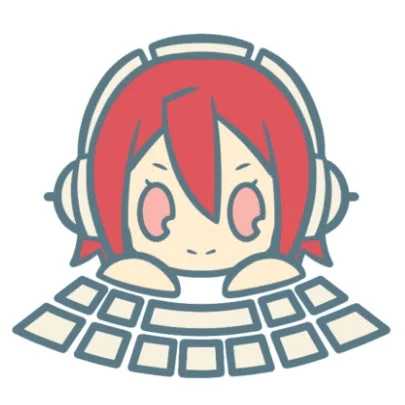 株式会社エマクリエイトのキャラクター風ロゴ