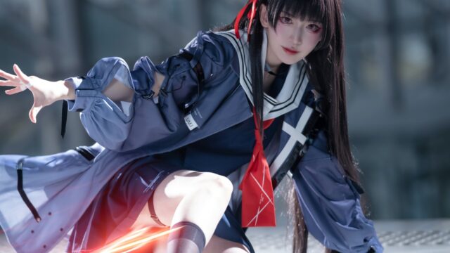 学生服姿がとにかくかわいい！　マオ、『鳴潮』千咲のコスプレ写真を公開