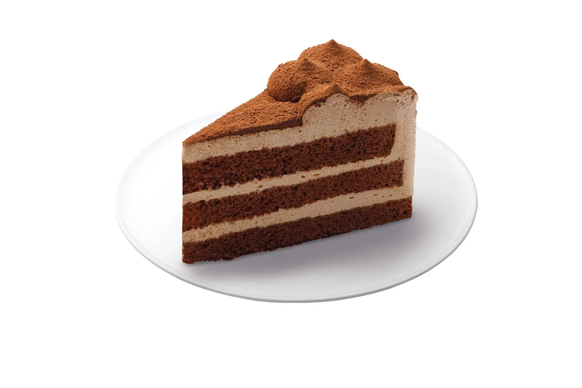 3層クリームのふんわりチョコレートケーキ