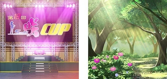 『咲-Saki-全国編』コラボのEX背景イメージ2種