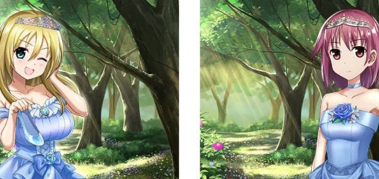 『MJAC』特典のEX背景2種