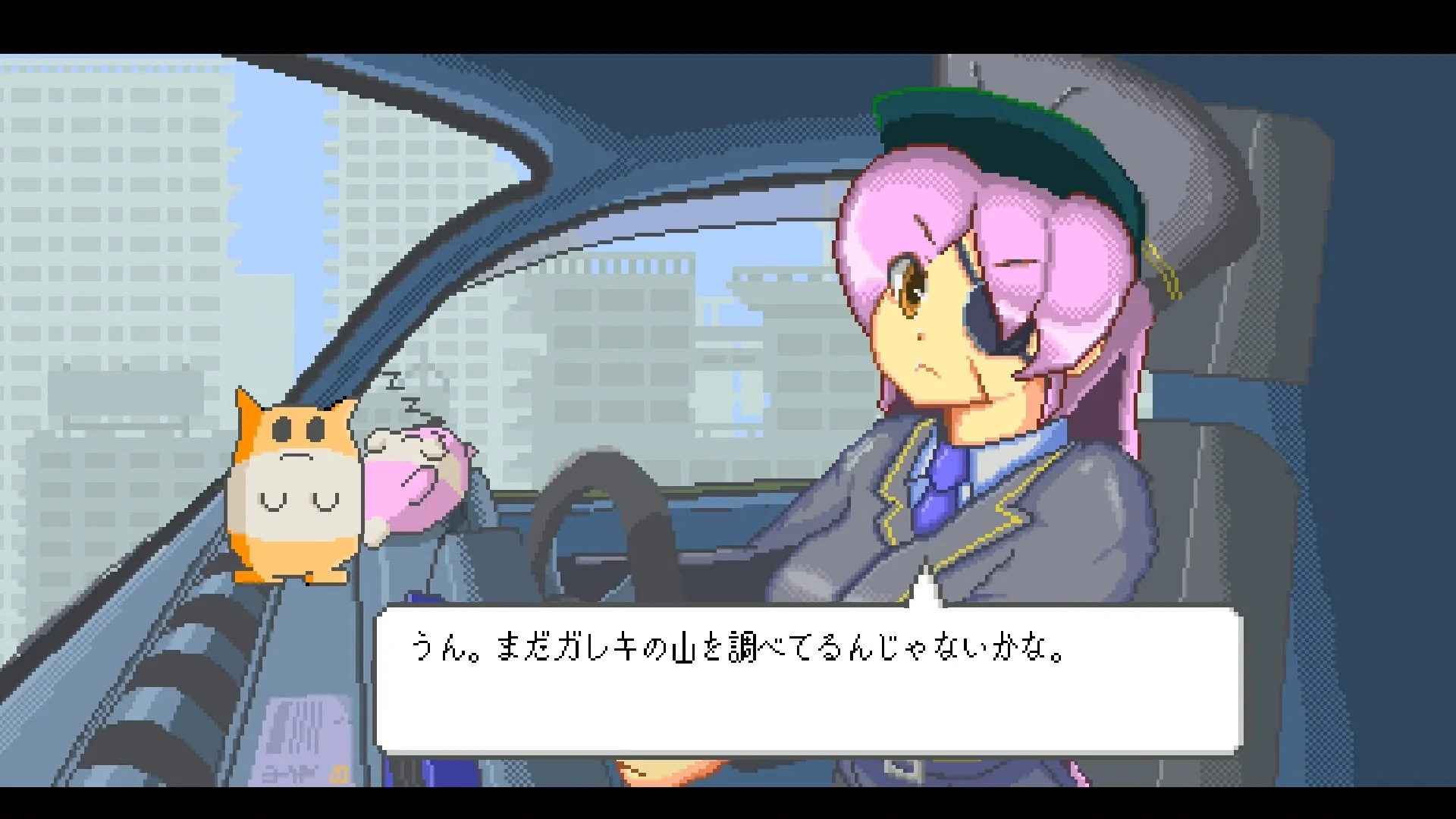 終末世界でキャラクターが会話するアドベンチャーパート