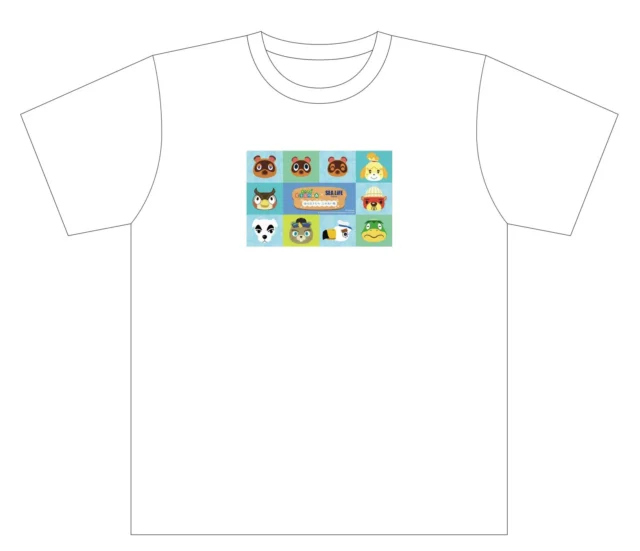『あつまれ どうぶつの森』キャラクターデザインTシャツ