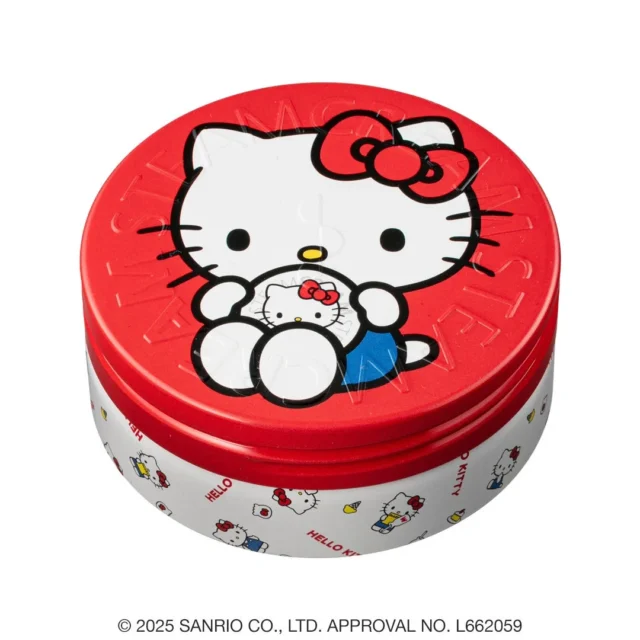 ハローキティ・ミーツ・SCデザインのスチームクリーム缶