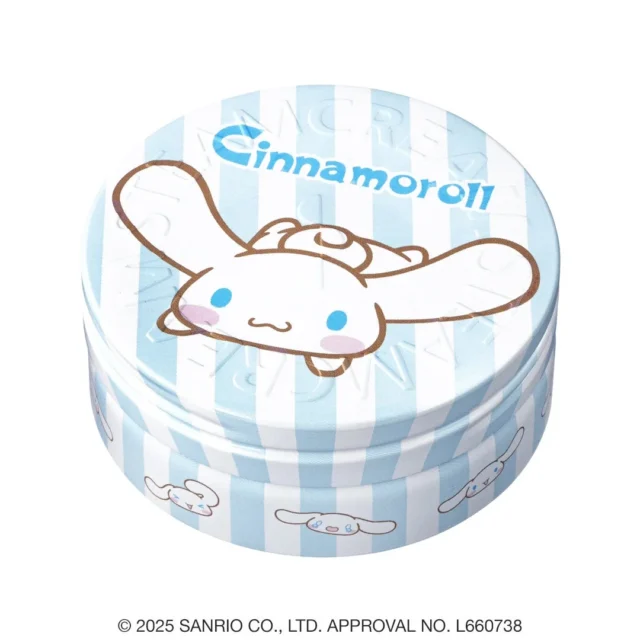 フライング シナモロールデザインのスチームクリーム缶