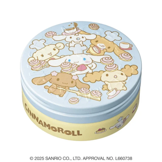 シナモロール＆フレンズデザインのスチームクリーム缶