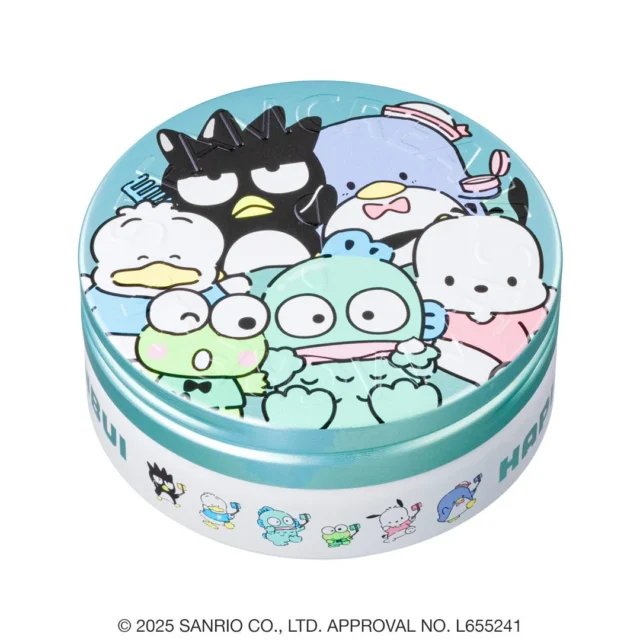 はぴだんぶいデザインのスチームクリーム缶