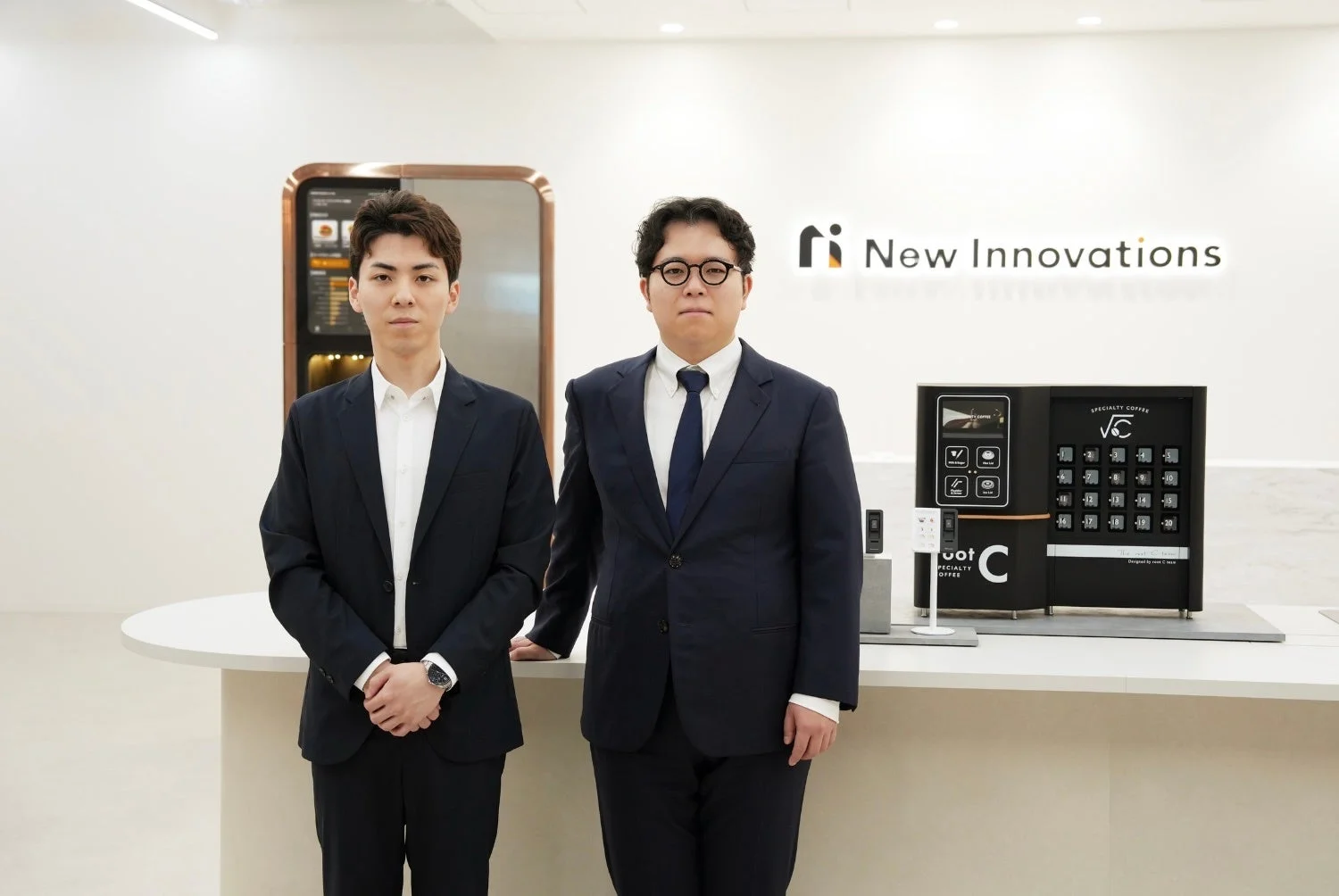 株式会社New Innovationsの代表取締役Co-CEO中尾渓人氏と山田奨氏