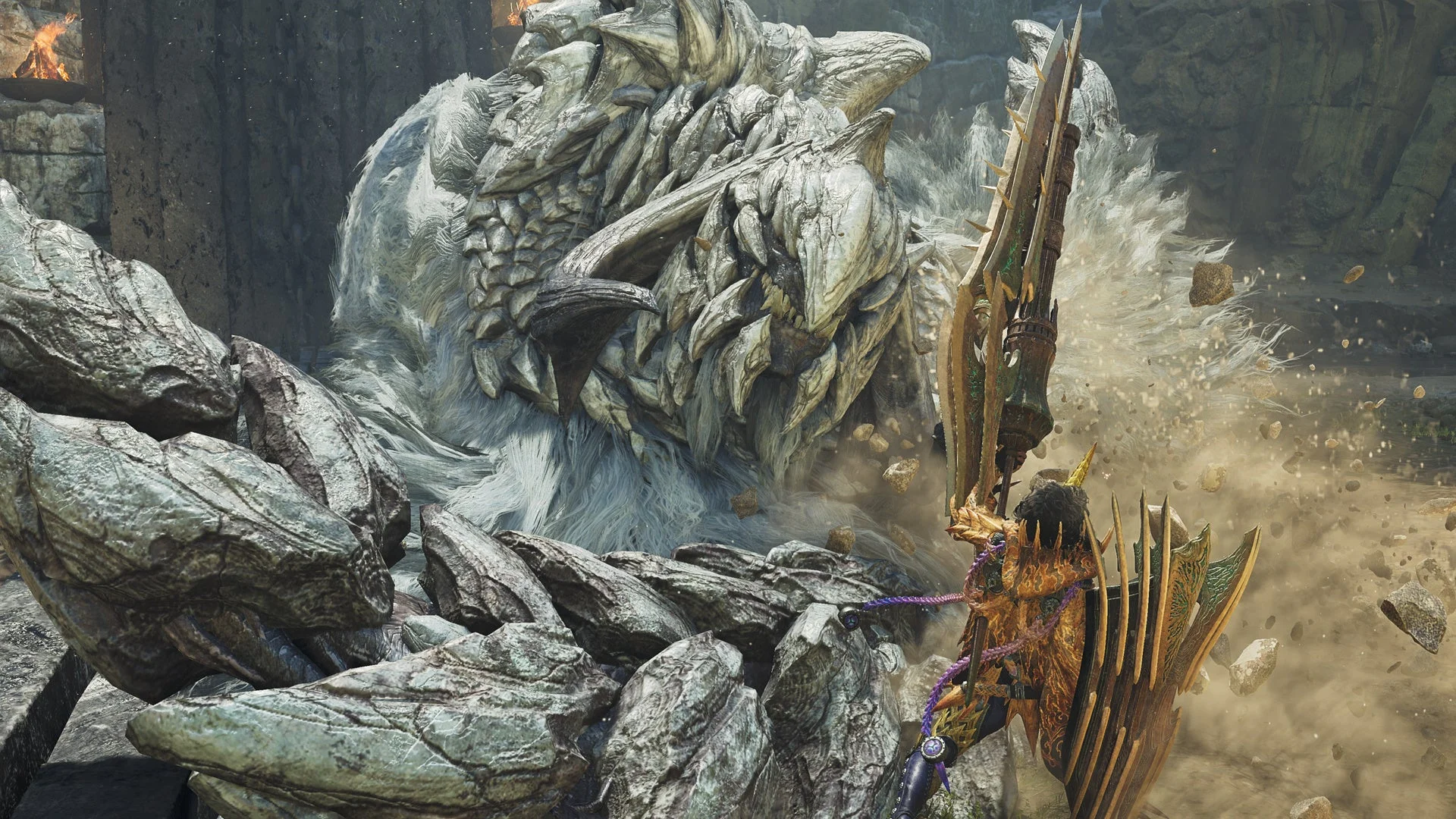 決勝クエスト「夢に生きた者の階段」に登場するドシャグマとハンター