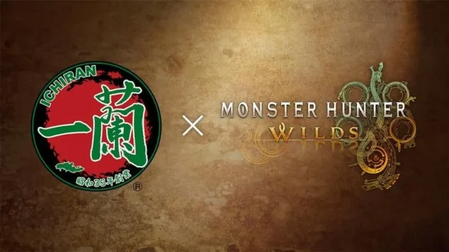一蘭とモンスターハンターワイルズのコラボレーションロゴ