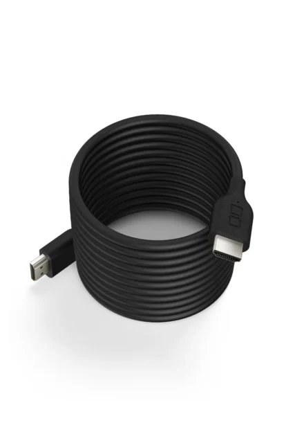 スパイラルシリコンケーブル HDMI to HDMI 2m