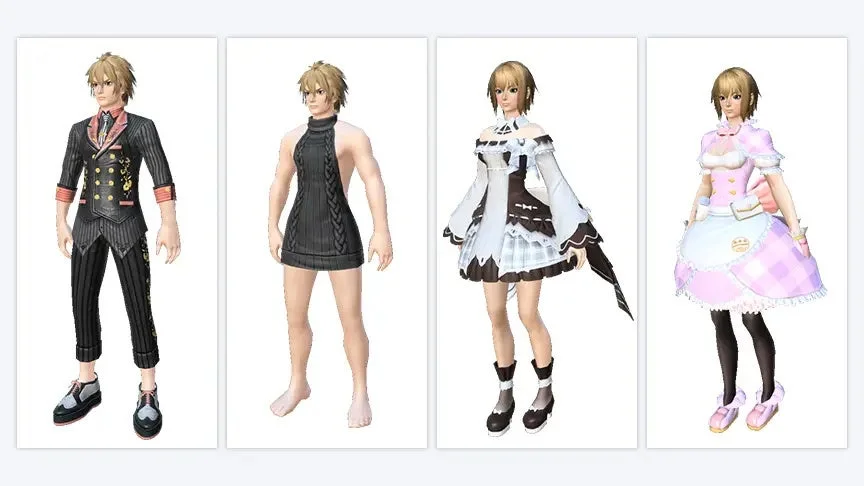 PSO2メモリーズJan'26で再登場するアバターアイテム