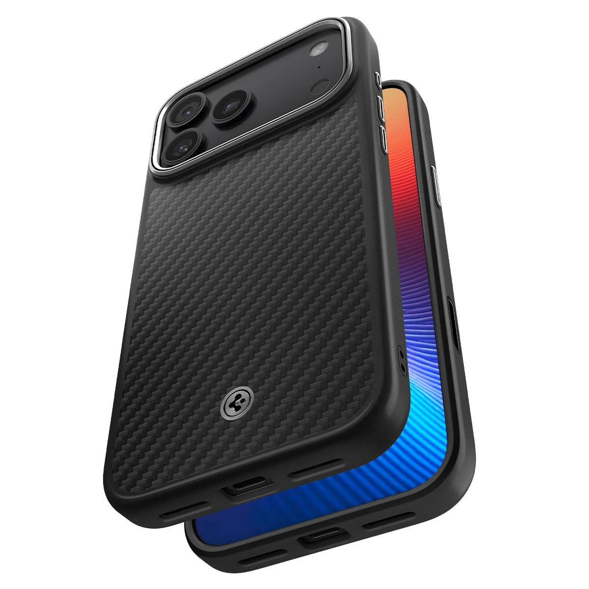 iPhone 17用ケース エンツォ・アラミドT・マグフィット ブラック・ブラック