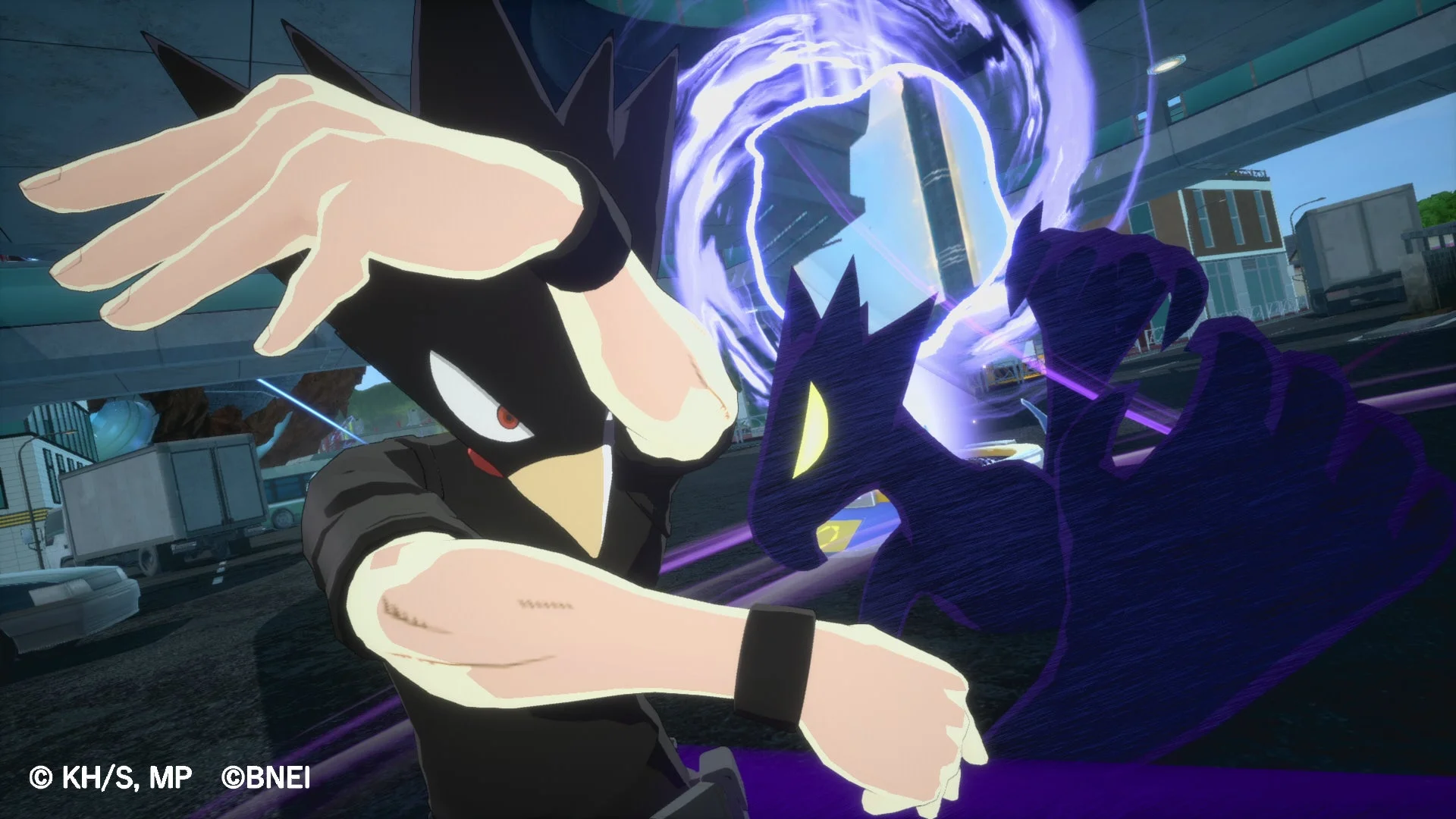 新プレイアブルキャラクター常闇踏陰の戦闘シーン