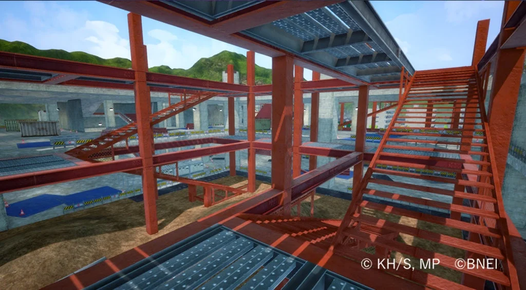 新ステージ「ネオ・アカデミア」の建設現場エリア