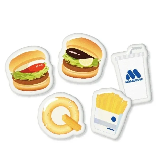 QuizKnockとモスバーガーのコラボ3Dシール