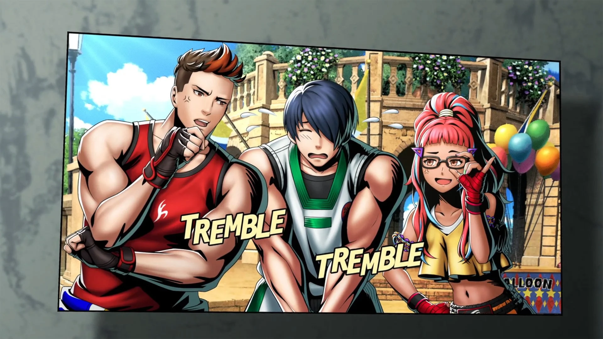 キム・ジェイフンたちが驚くストーリーモードのイベントシーン