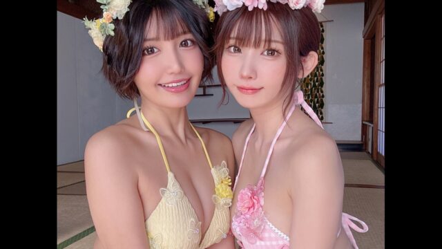 春の訪れを彩る天使たち！　えなこ、南あみとの仲良しツーショット水着写真が最高にキュート